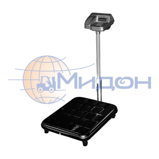 Весы товарные платформенные ТВЕС ВЭУ-150С-50/100-СТ-Д-У (с стойкой)