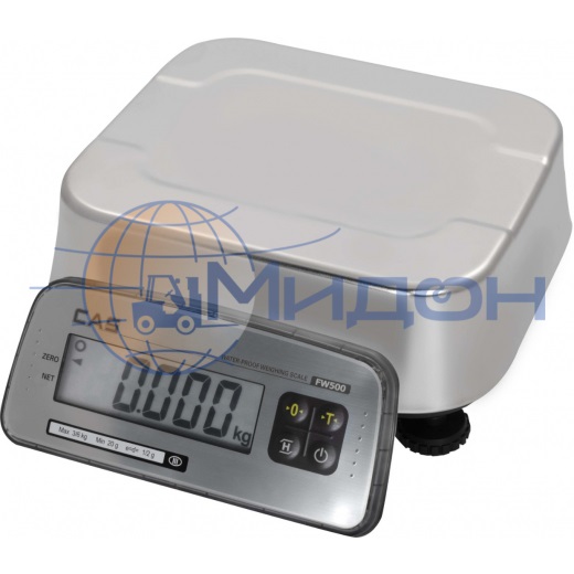 Весы порционные CAS FW500-C-06, влагозащищенные (LCD)