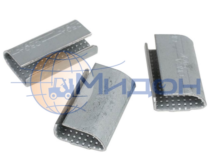 Скрепа металлическая для ленты ПЭТ 13мм (укаковка 1000шт)