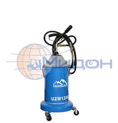 Солидолонагнетатель с ручным насосом, вместимость 13кг Trommelberg (Германия) UZM1208