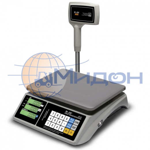 Весы торговые M-ER 328ACPX-15.2 LCD "Touch-M", RS 232 и USB
