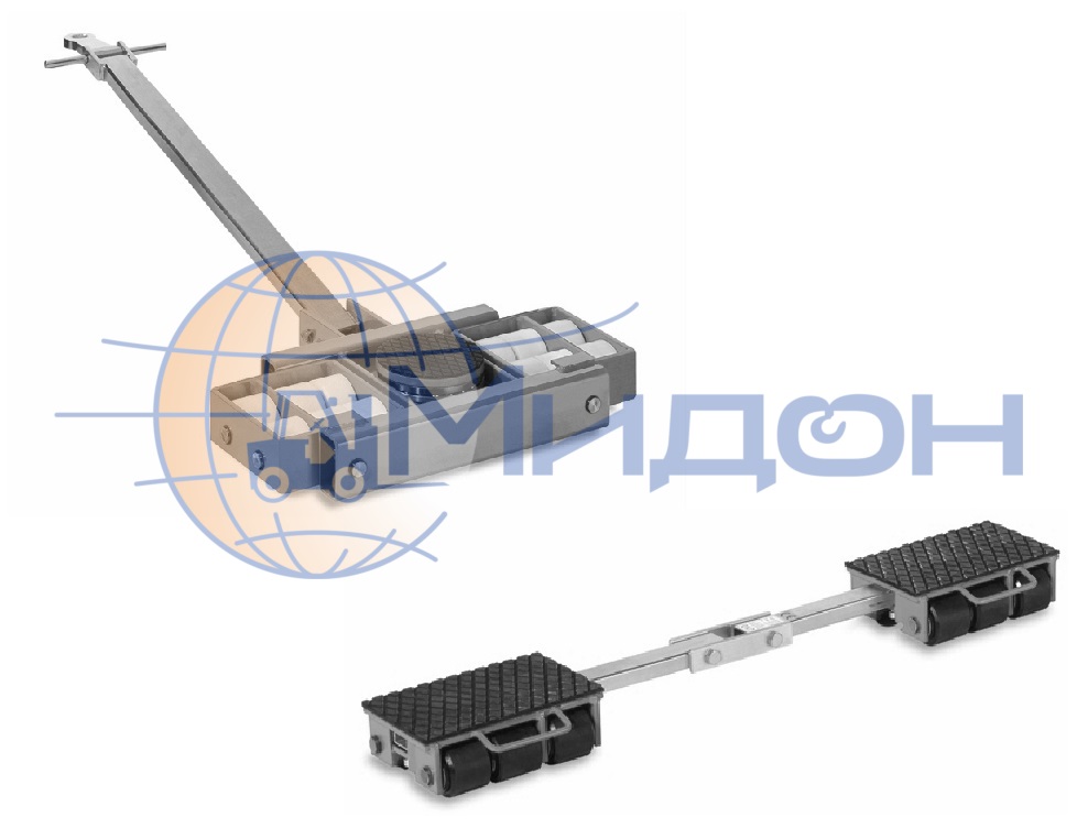 Роликовая платформа (подводная опора) TISEL Technics RSS24 (24т) комплект: 1 поворотная + 2 неповоротные