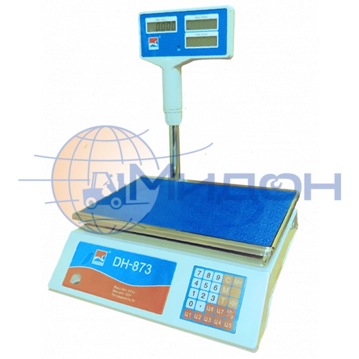 Весы торговые GreatRiver DH-873 (40кг/5г) LCD со стойкой
