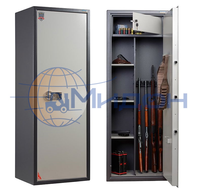 Сейф оружейный Сапсан-4 EL графит