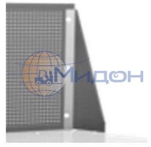 Кронштейны для крепления 1 перфорированной панели (косынки) 01.А3-G Ferrum (комплект)