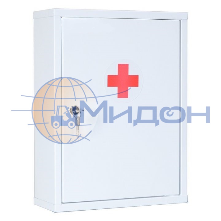 Аптечка АУ-1 ( 1 полка, 1 замок ключ )