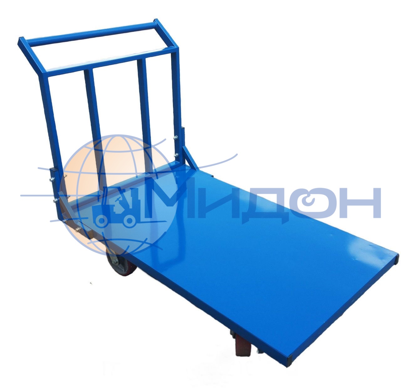 Тележка платформенная усиленная ПУ-7.12 700х1200 (колёса ф160: стандартные, Германия)