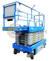 Подъёмник ножничный самоходный SP4679GS TISEL Technics (Германия) 460 кг, высота рабочая- 9,6 м