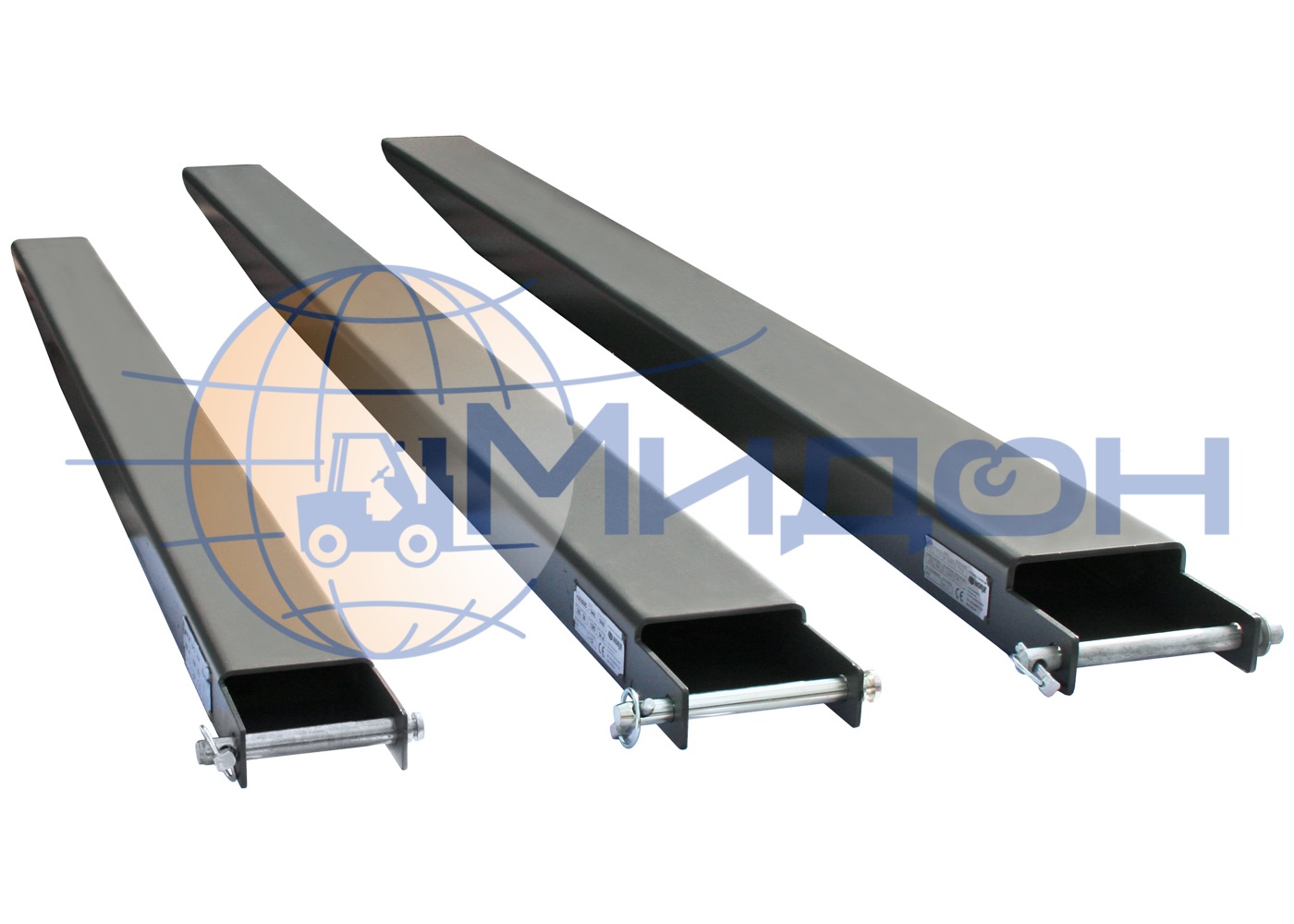 Удлинители вил погрузчика 1-1,8т 1,8 м (комплект - 2шт)