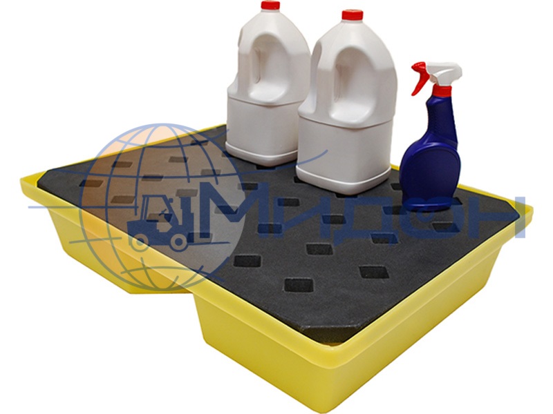 Контейнер пластиковый под локализацию ПдО 40 800 х 605 х 170 поддон со съёмной решеткой на 43 литра