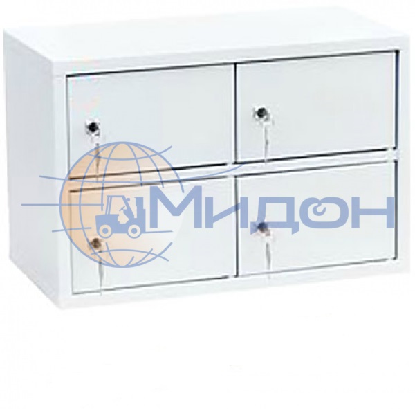 Индивидуальный шкаф кассира на 4 ячейки