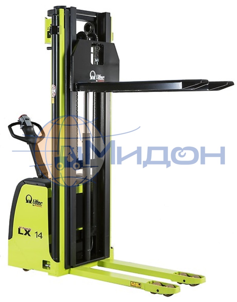 Штабелёр самоходный LX 14/55 TRIPLEX FFL Pramac Lifter (Италия) 1400 кг, 5500 мм, с АКБ и ЗУ 50А/315Ah