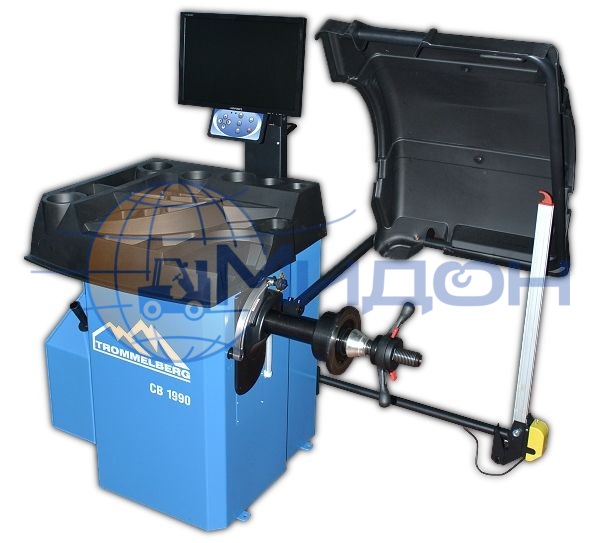 Балансировочный станок, с ЖК-дисплеем, автоматический ввод параметров, для колес до 70 кг Trommelberg (Германия) CB1990B