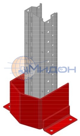 Защитное ограждение стойки Н-300 (для стоек П90, Р100)