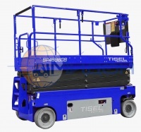Подъёмник ножничный самоходный SP4696ES TISEL Technics (Германия) 460 кг, высота рабочая- 11,6 м