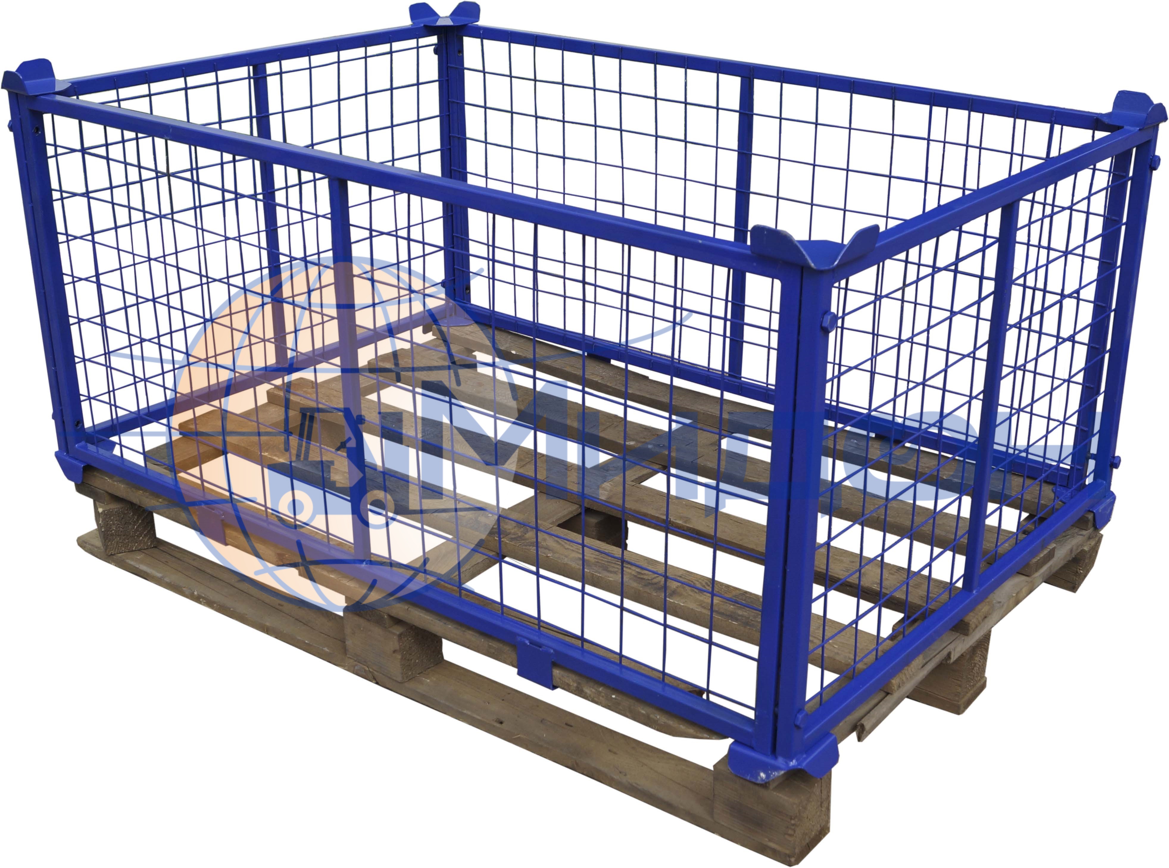 Ограждение для европоддона (сетчатое) ОПС 500 ( 800х1200х535 ) (1500кг)