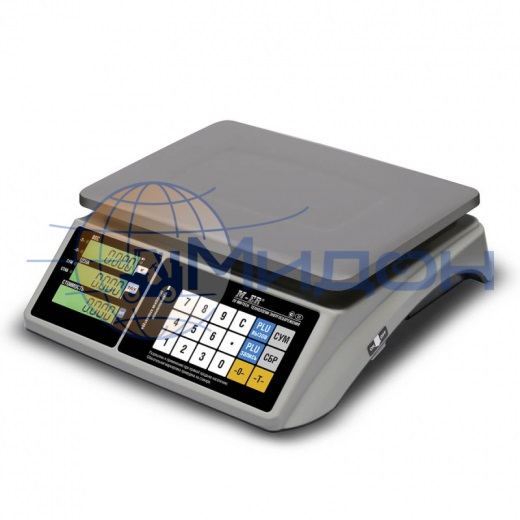 Весы торговые M-ER 328AC-15.2 LCD "Touch-M", RS 232 и USB