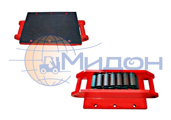 Роликовая платформа (подводная опора) неповоротная VA0.75 г/п 0.75тн