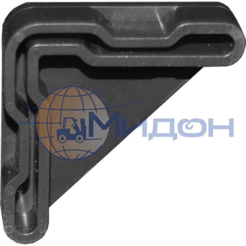 Подпятник стеллажа полочного СТФ пластмассовый