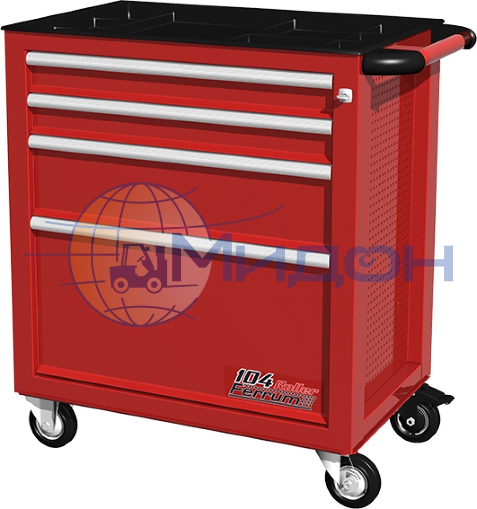 Тележка инструментальная 02.104R Ferrum CLASSIC (4 ящика)