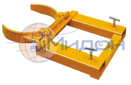 Захват на вилы погрузчика для бочек Euro-Lift DG10 (360кг) 1 стальная бочка