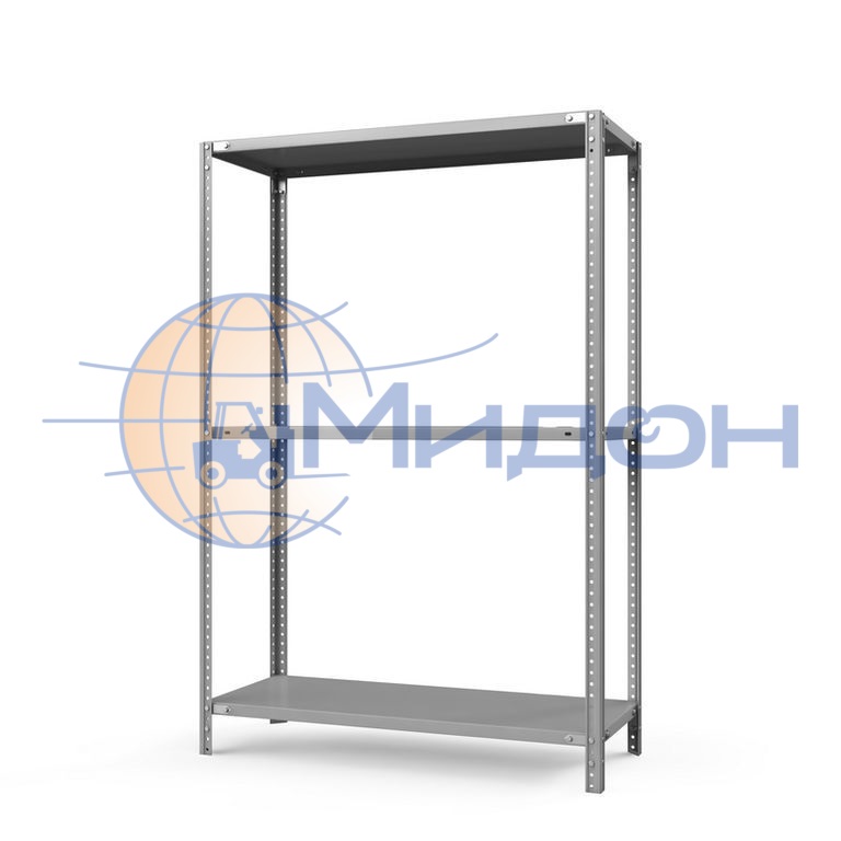 Стеллаж полочный Лайт ТС-1853 (1800х1000х500) 500 кг(стеллаж), 120 кг(полка), 3 полки обычные