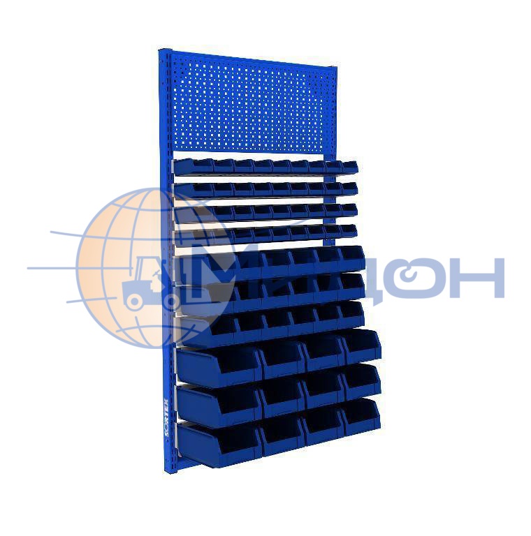 Система хранения SORTEX 1915-S №1-2 1915х995х60 подвесная, включая контейнеры 12.401 (75*100*165)-36шт, 12.402 (130*150*250)-18шт, 12.403 (150*225*350)-12шт.