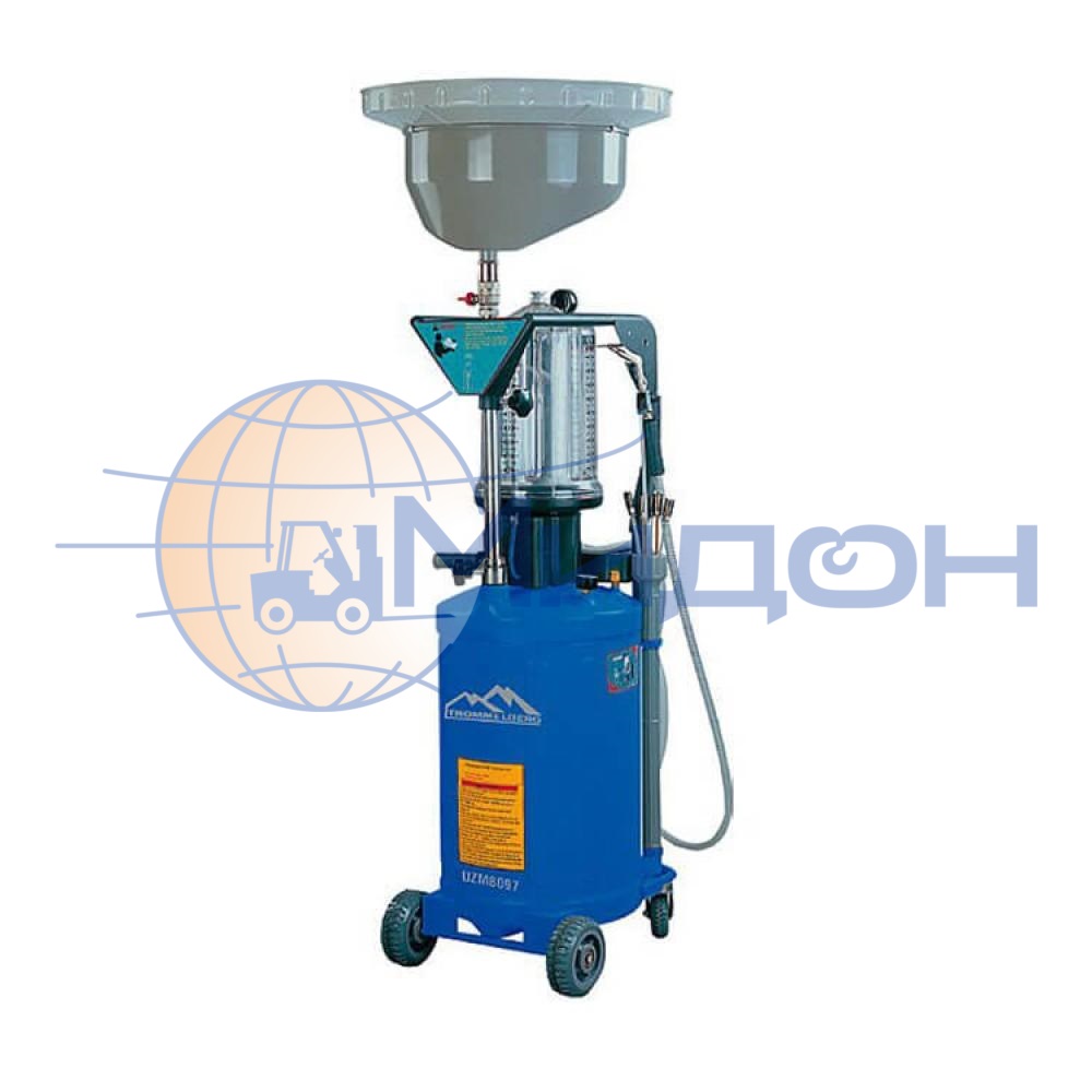 Установка 80 л., для откачки через щуп и слива отраб-го масла, с расшир- ем воронки и предкамерой Trommelberg (Германия) UZM8097