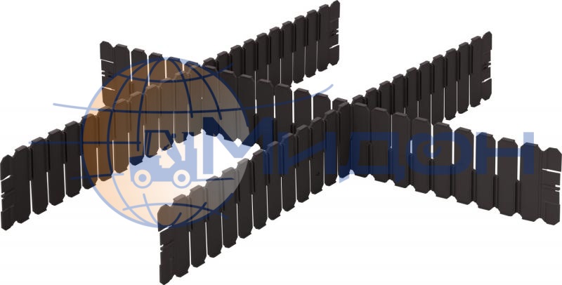 Разделитель DPS 4591 для ящиков 600x85 PP 600 х 5 х 85