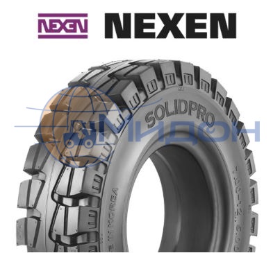 Шина цельнолитая 18X7-8 NEXEN BLK-EF MTP