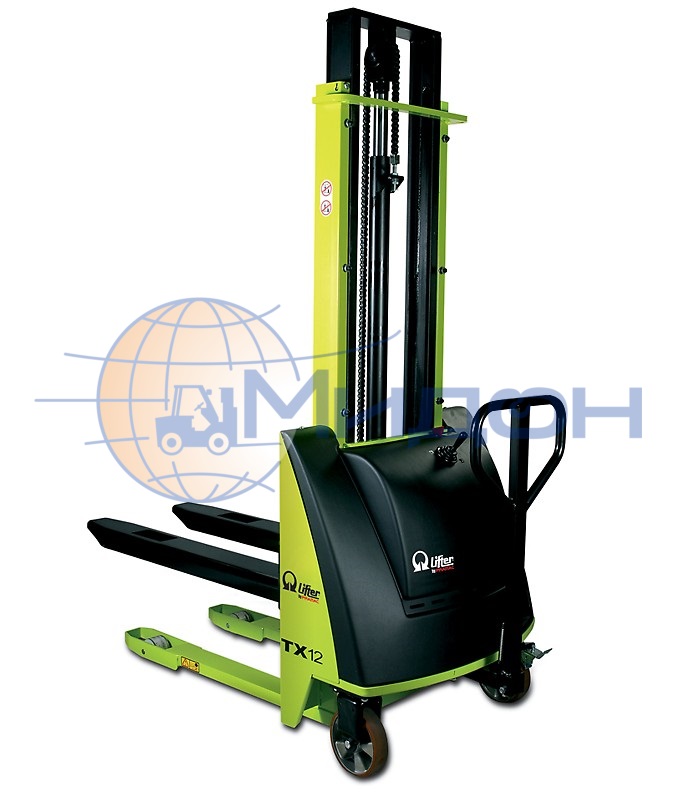 Штабелер ручной с электрическим подъёмом вил TX12/25 Pramac Lifter (Италия) 1,2 т 2,5 м