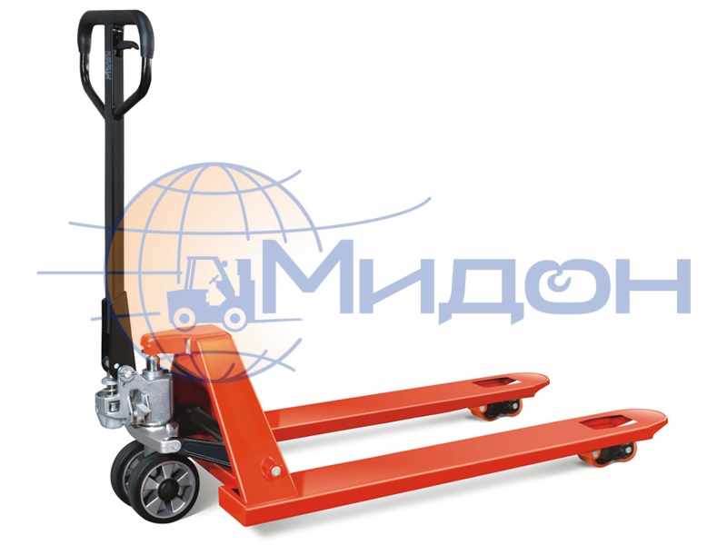 Тележка гидравлическая (рохля) RHP 2500 (2,5т) вилы 1220х685мм, широкая