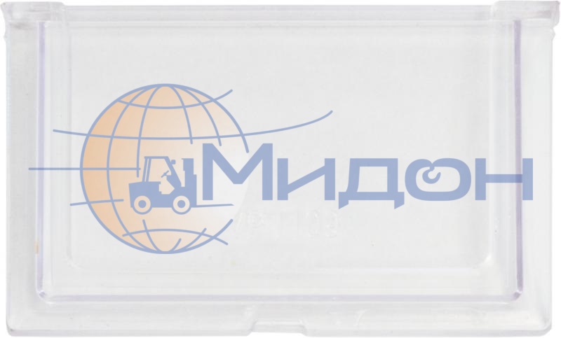 Панель фронтальная VP 1109 к контейнерам пластиковым SK, прозрачная 85 х 50 х 2