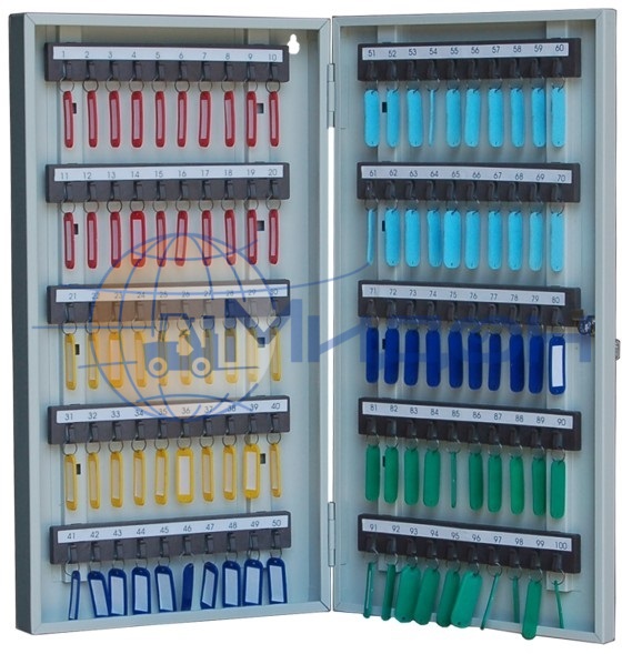 Ключница (шкаф для ключей) КЛ-100 ( 100 брелков )