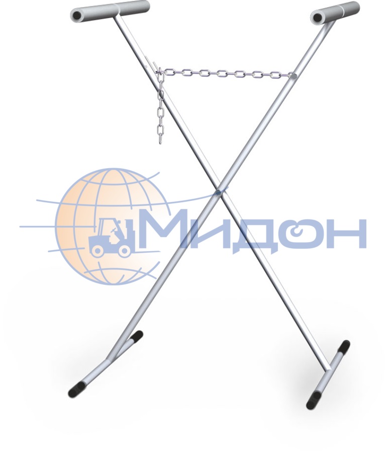 Стенд Х-образный для элементов кузова авто 06.400-9007 Ferrum регулируемые высота и ширина, защитное покрытие, 1000х824х845h