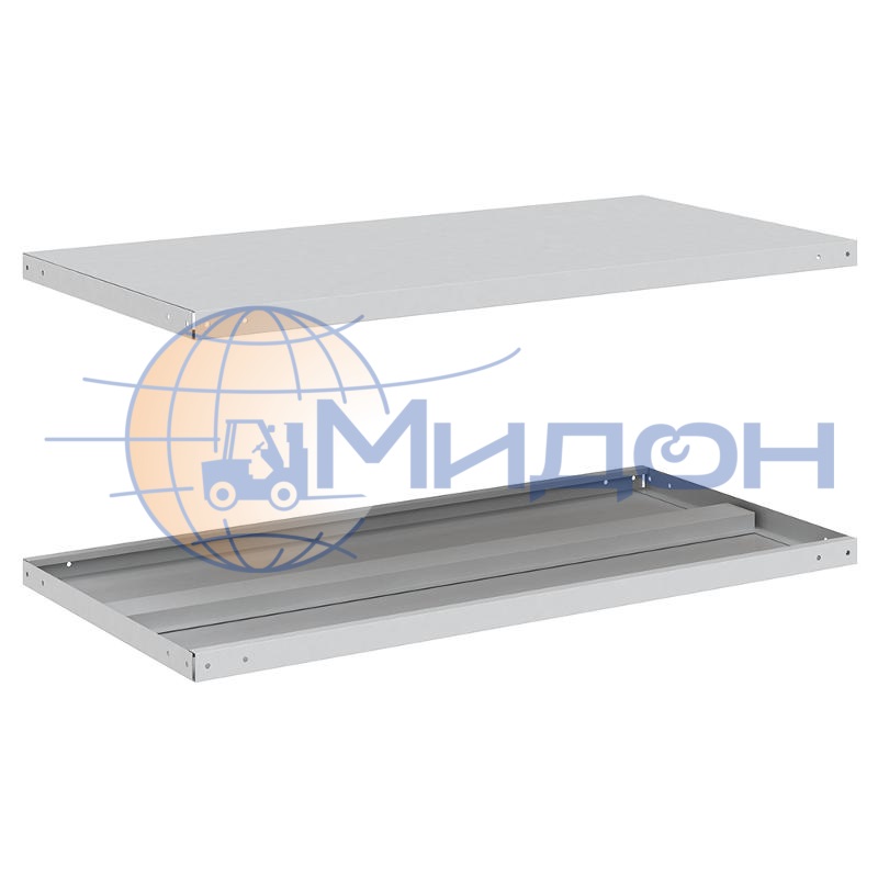 Полка стеллажа полочного МС-100 400x700 ( 100 кг )
