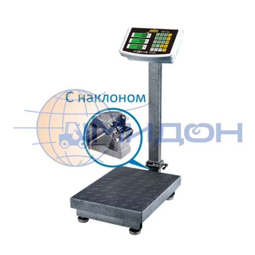 Весы товарные платформенные SIBS-100N, напольные, с индикатором из нержавеющей стали