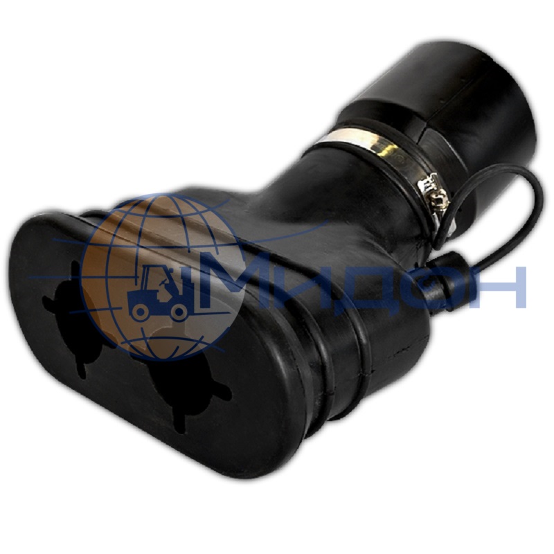 Неопреновый наконечник d200x100 мм, для шланга 100 мм. Trommelberg (Германия) CA102200100