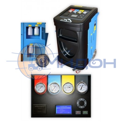 Установка для обслуживания кондиционеров, супер автомат с весами для масла и УФ добавки Trommelberg (Германия) OC600B