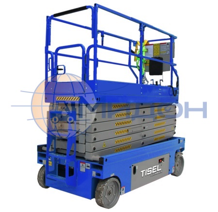 Подъёмник ножничный самоходный SP20140ES TISEL Technics (Германия) 200 кг, высота рабочая- 15,7 м
