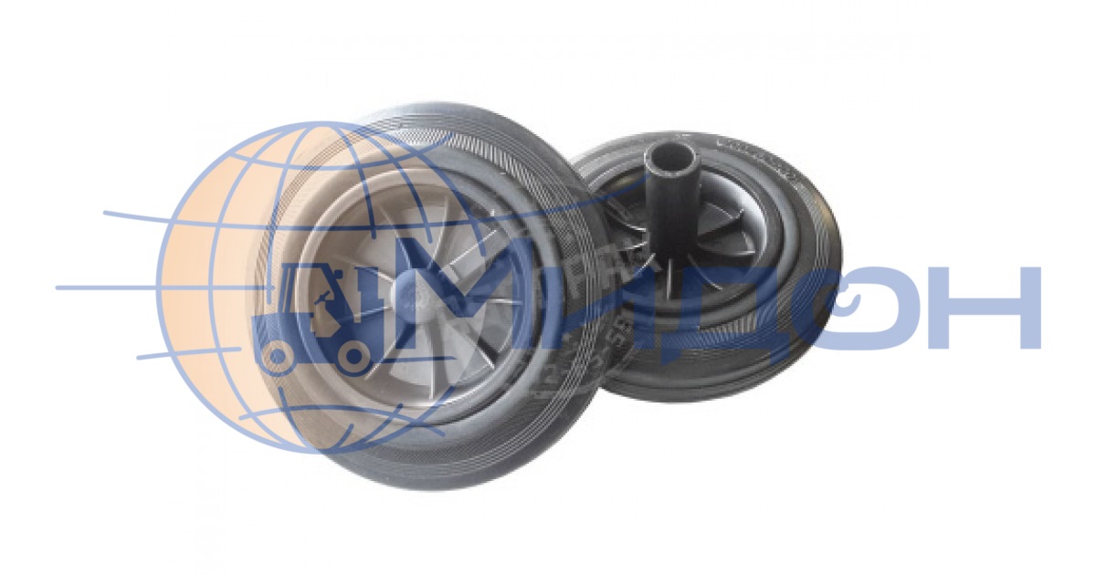 Колесо диаметр 300мм для контейнеров мусорных 360-370 литров