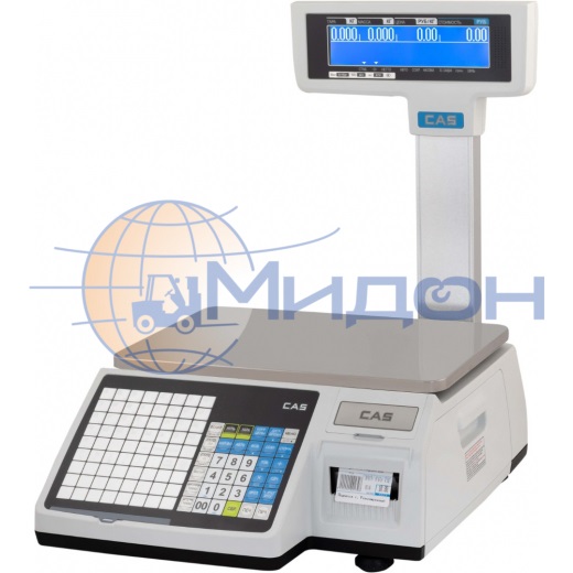 Весы торговые CAS CL3000-6P (TCP/IP) с печатью этикеток