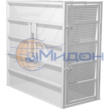 Клеть для безопасной накачки колес 06.304-7035 Ferrum (диаметр колес до 1,5м) 745х1600х1580h