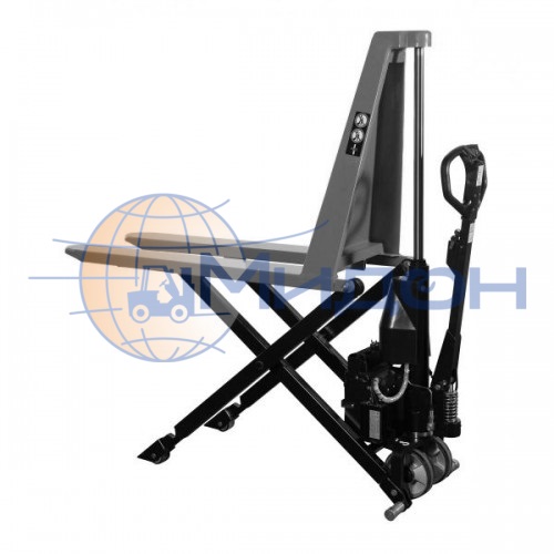 Тележка гидравлическая (рохля) TX10E TISEL Technics (Германия) 1500 кг, 1150x520 мм, подъём до 800мм, электрическая
