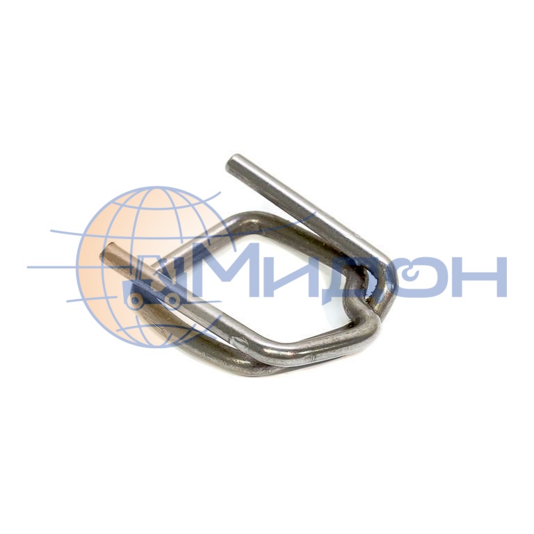 Пряжка металлическая для упаковочной ленты 19мм (укаковка 1000шт) чёрная