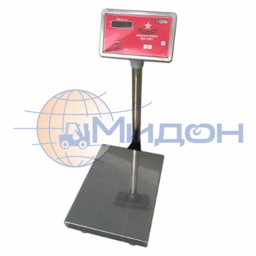 Весы товарные платформенные МИДЛ МП 60 МДА Ф-3(10/20; 400х500; нерж) «Красная армия»