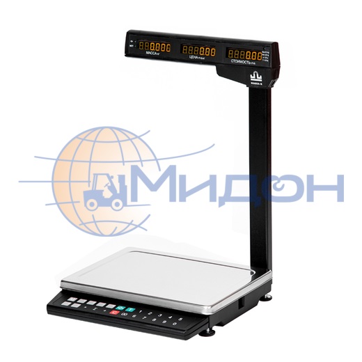 Весы торговые МАССА МК-6.2-ТН21 RS/USB, системные