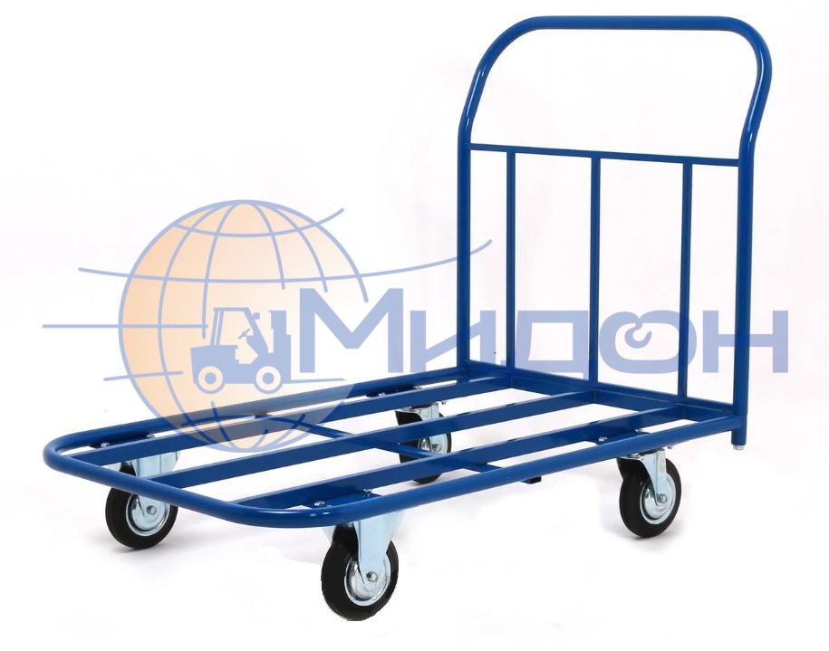 Тележка платформенная каркасная (без настила) ПК-6.12 600х1200 (колёса ф200: большегрузные, Китай)