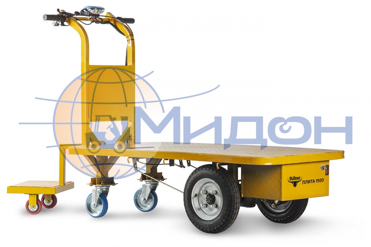 Платформенная тележка электрическая RUTRIKE ПЛИТА 1500