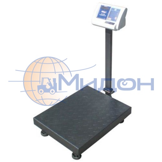 Весы товарные платформенные МИДЛ МП 150 МДА Ф-3(20/50; 600х800) «Восточный Базар 518»(нерж)